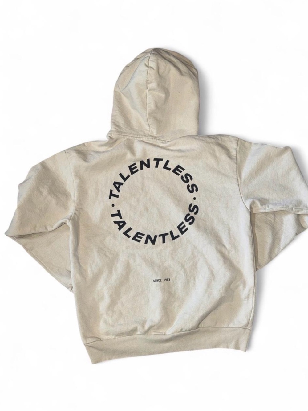 Talentless Heavyweight Cream Hoodie